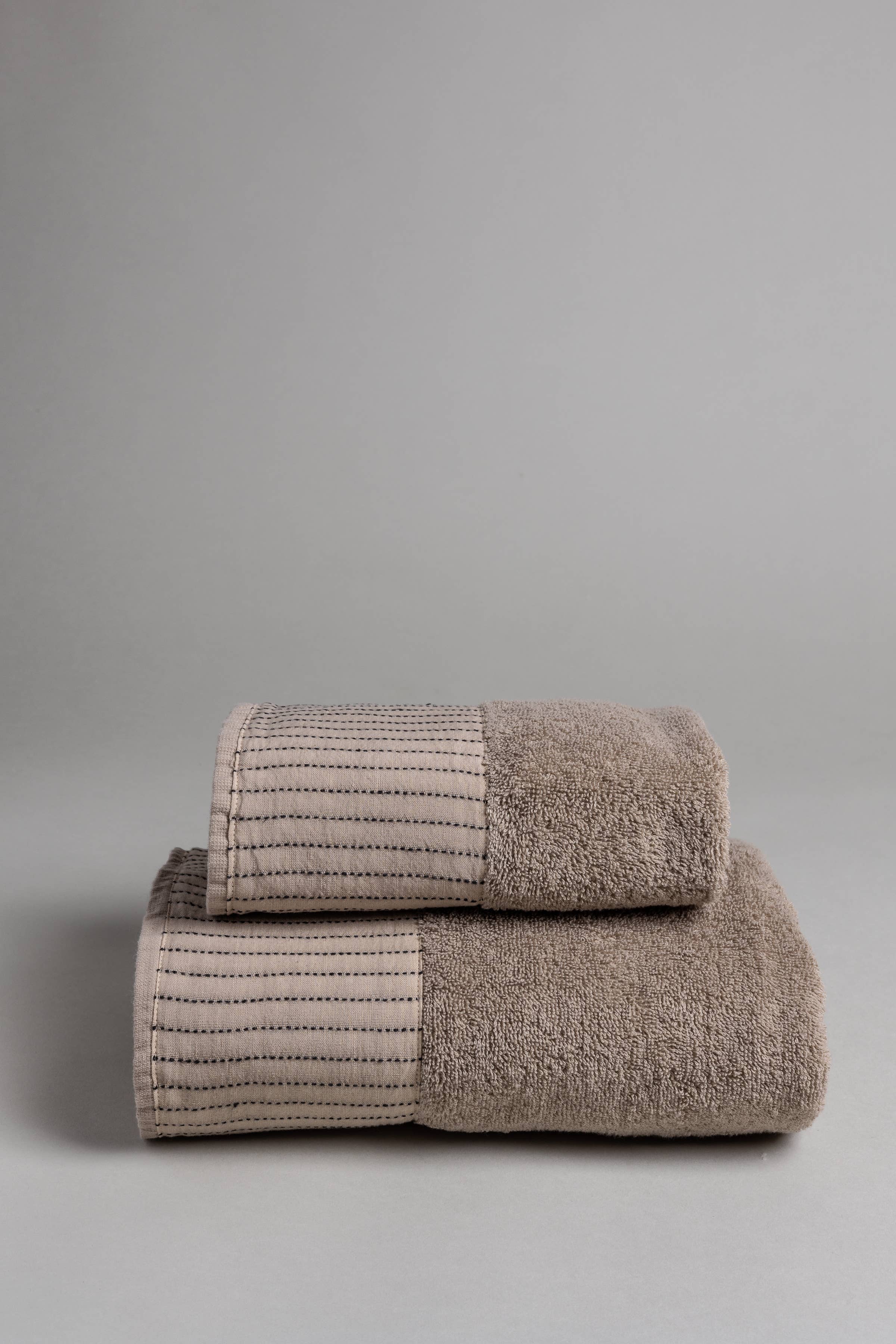 FEELUM homelinen by David Home srl - Vente Serviettes de bain - Ensemble de salle de bain PREVIEW en coton 100 %, fabriqué en Italie1