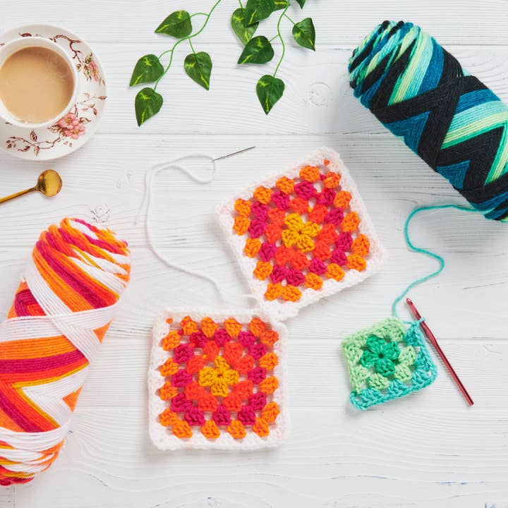 Creative World of Crafts - Wholesale Yarn - Red Heart Granny Square Yarn26