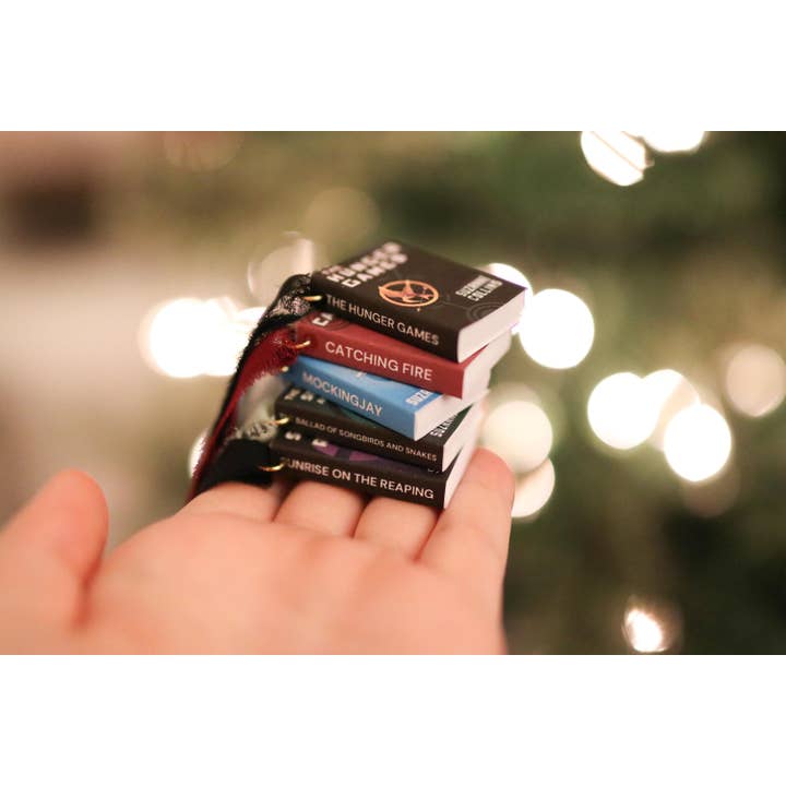 The Sticker Shop - Wholesale Ornament set - Hunger Games Mini Book Ornaments5