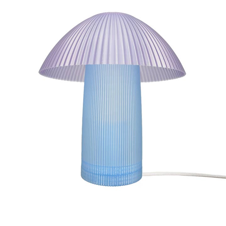 Coast Fig - Venta al por mayor Lámparas decorativas/de escritorio - Shroom Table Lamp (Blue & Violet)1