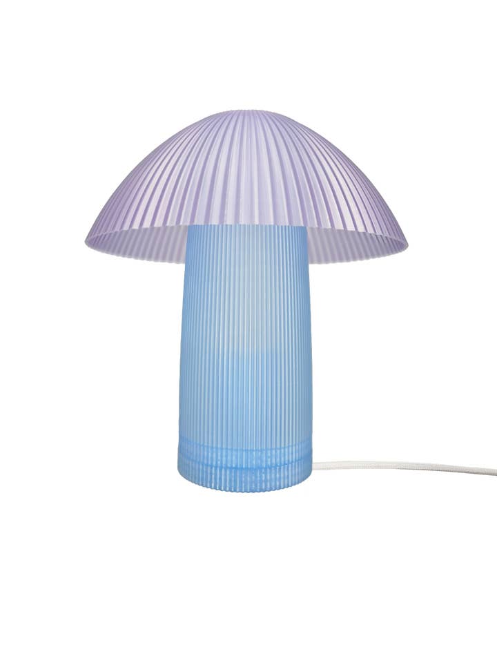 Shroom Table Lamp (Blue & Violet) para venta al por mayor de Coast Fig