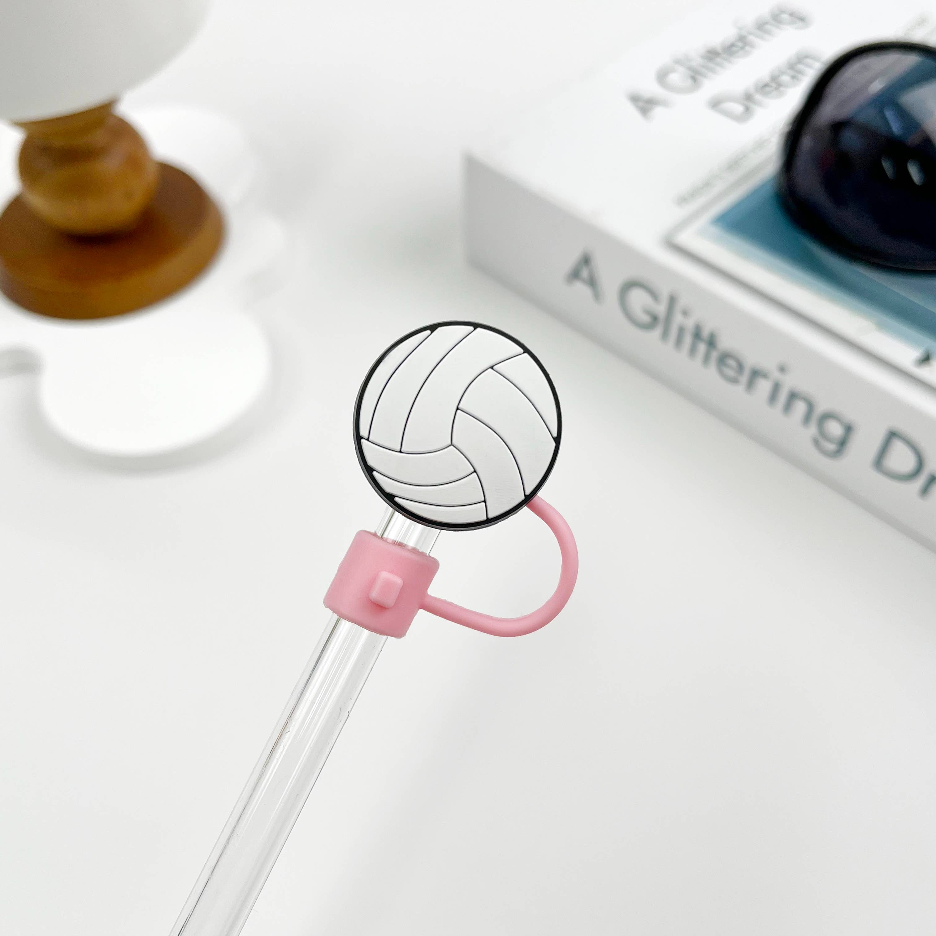 SoapElenGlen - Venta al por mayor Pajitas para beber - Cubrebolas con forma de bola de la serie Sports Series6