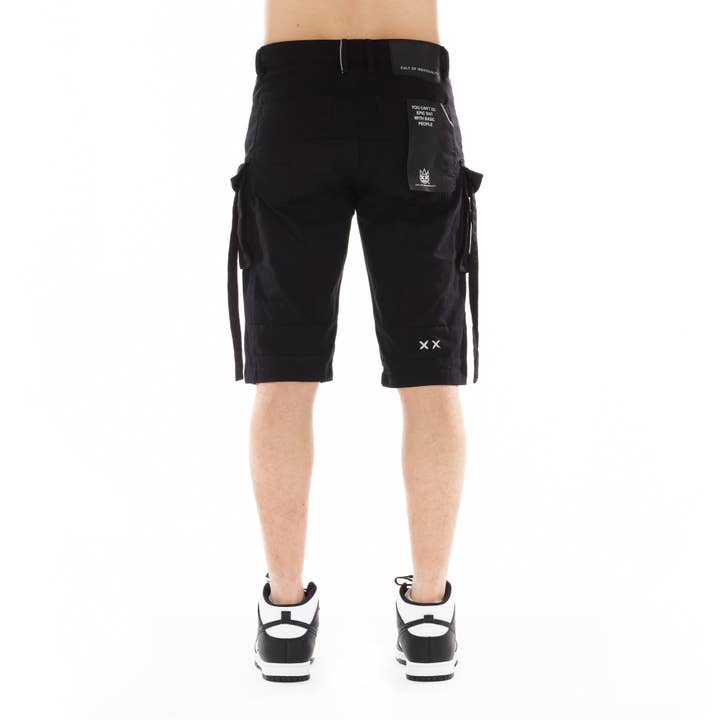 CARGO SHORTS IN VINTAGE BLACK for wholesale on Faire2