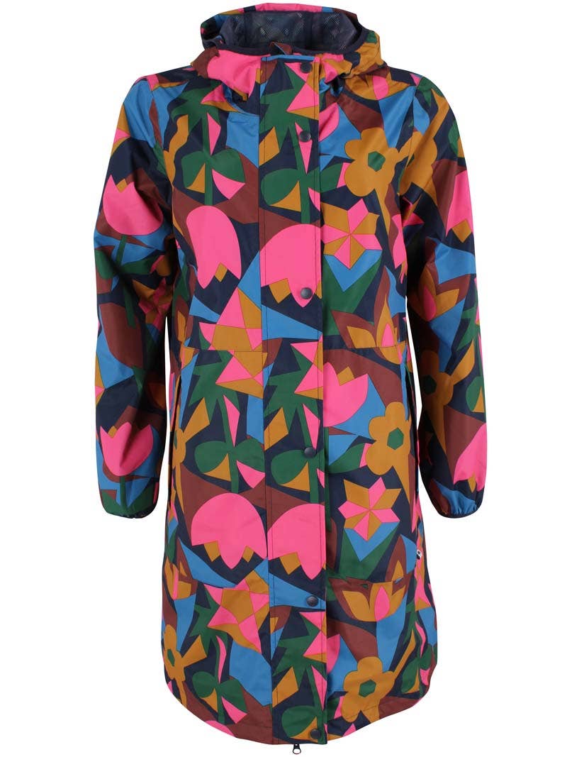 Danefae København - Wholesale Raincoat - Women's - Danedith Rain Coat Dk Navy GEOFLEUR3