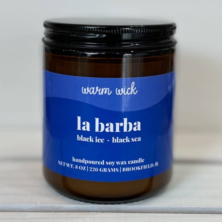 LA BARBA Natural Soy Wax Candle for engroshandel hos Warm Wick