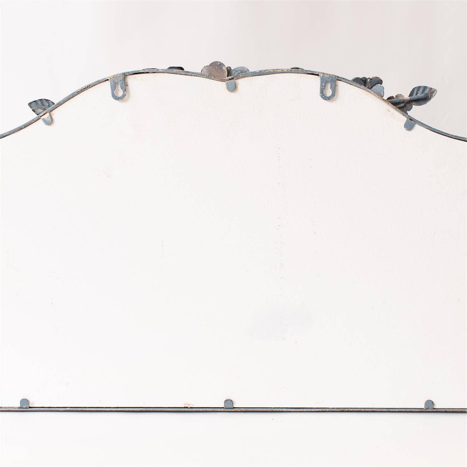 Audrey's Home & Gift – wholesale Väggspegel – Vintage spegel med blommönster och blå ram (PC)4