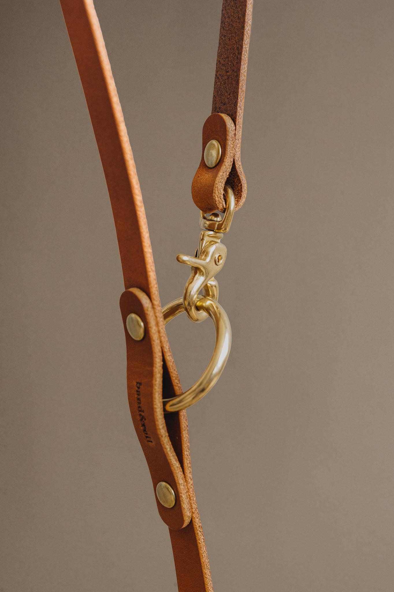 BAND&ROLL - Venta al por mayor Correa - Perros - Correa ligera de piel para perros con manos libres. Lasso Air3