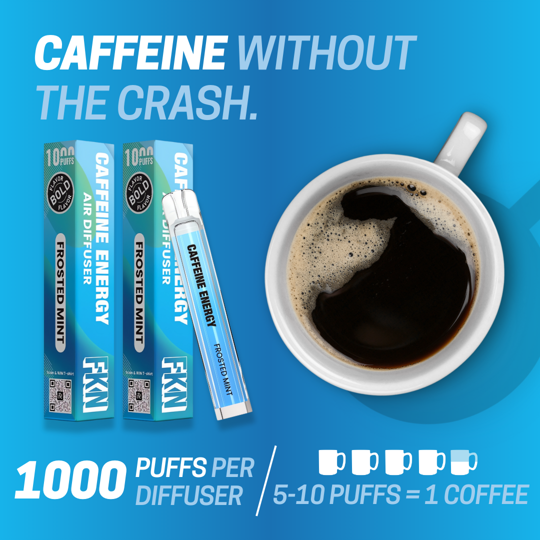 FKN Rich - Wholesale Oral Supplement/Vitamin - FKNRICH Caffeine Diffuser – Cool Mint – 1000 Puffs2