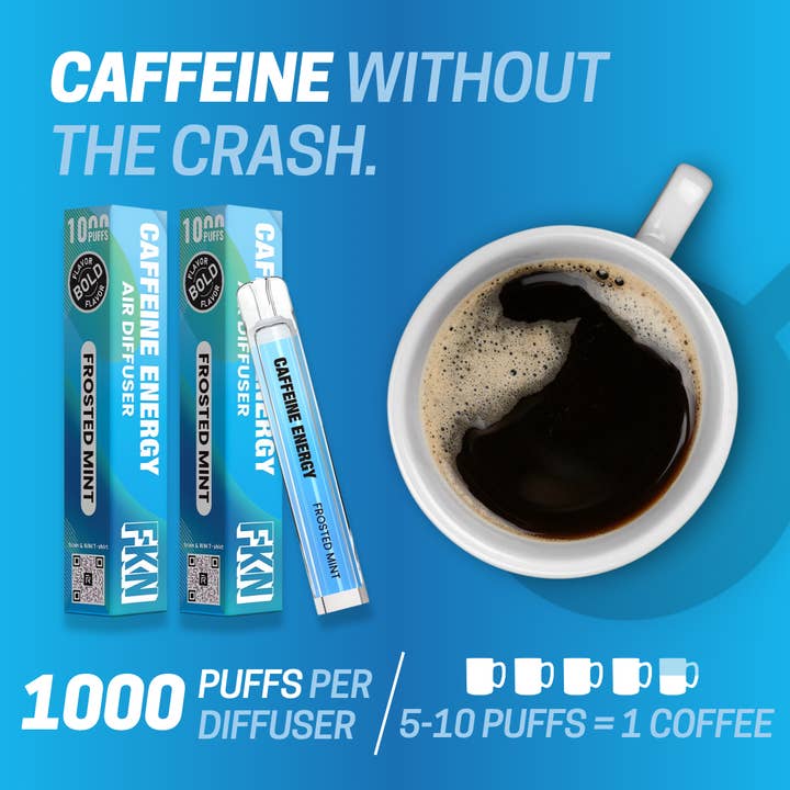 FKN Rich - Wholesale Oral supplement/vitamin - FKNRICH Caffeine Diffuser – Cool Mint – 1000 Puffs2