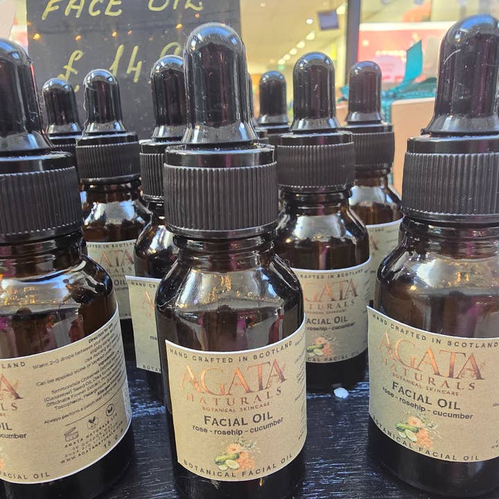 Face oil for wholesale by Agata Naturals Ltd