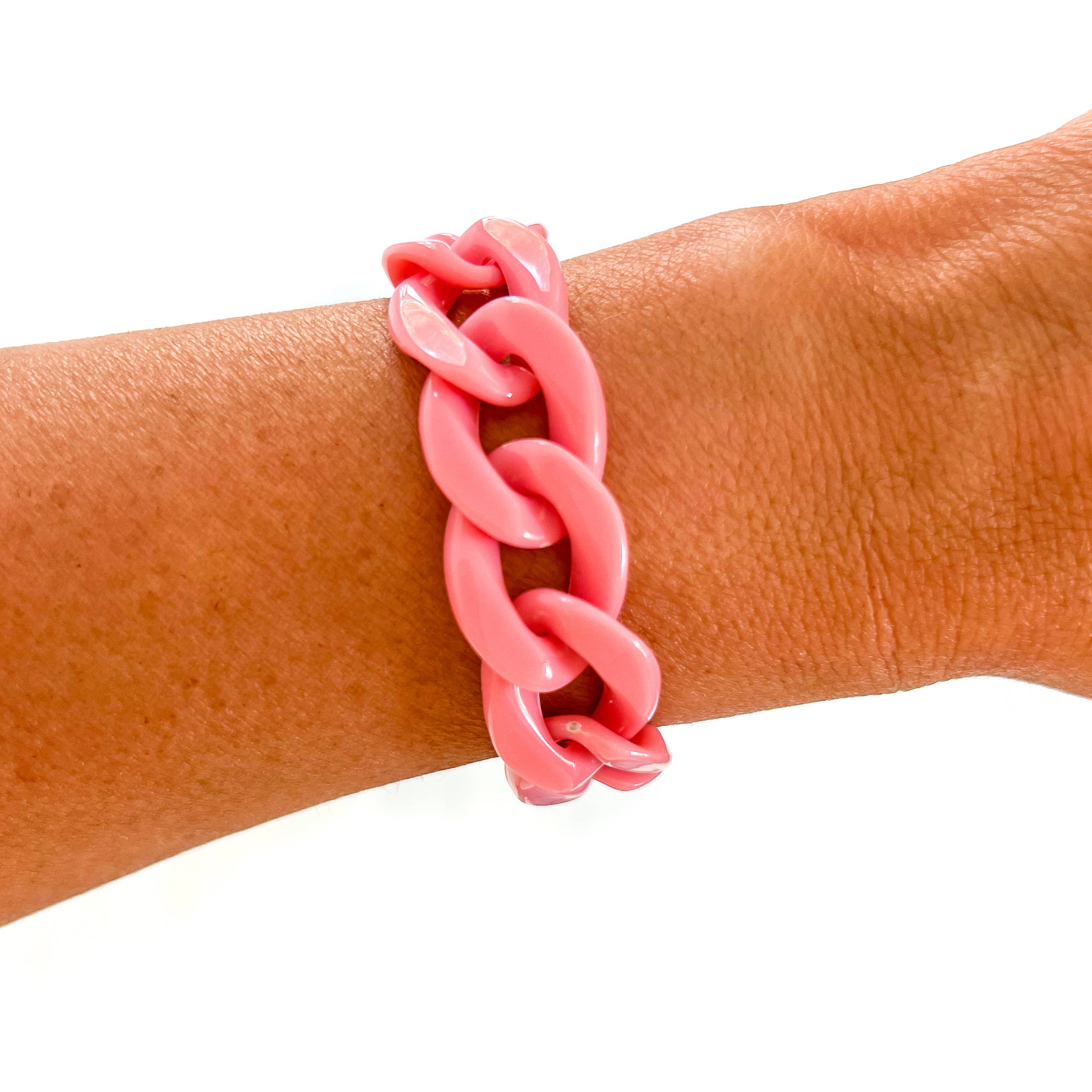 Savvy Bling - Wholesale Link & Chain Bracelet - All Chunky Acrylic Chain Link Bracelet27