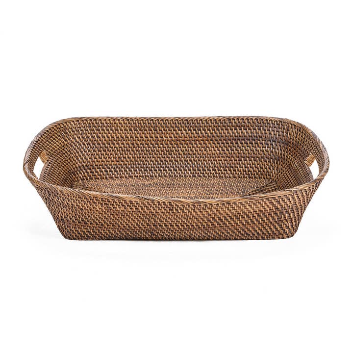 The Hannah Laundry Basket - Natural Brown - M for wholesale by Bazar Bizar Living