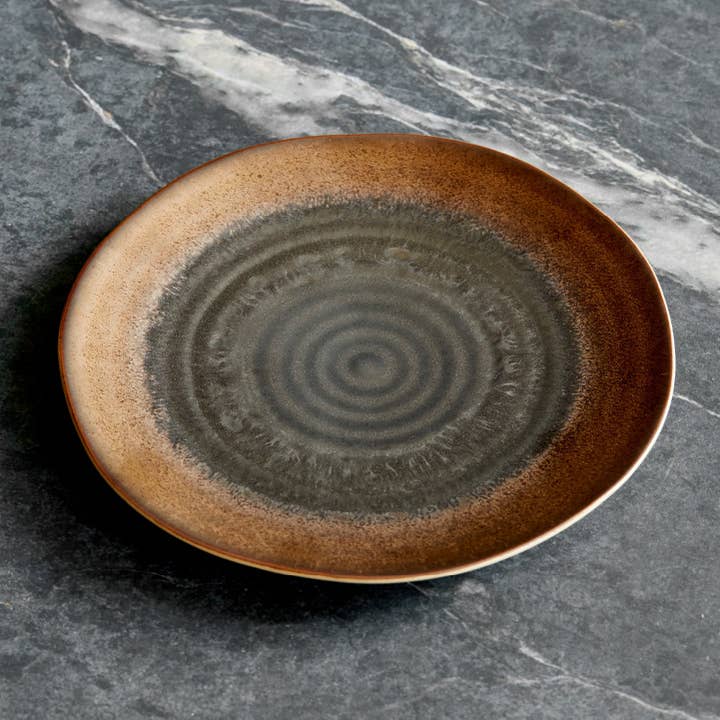 Stone Lain - Wholesale Salad Plate - Akita Stoneware Salad Plate - Copper1