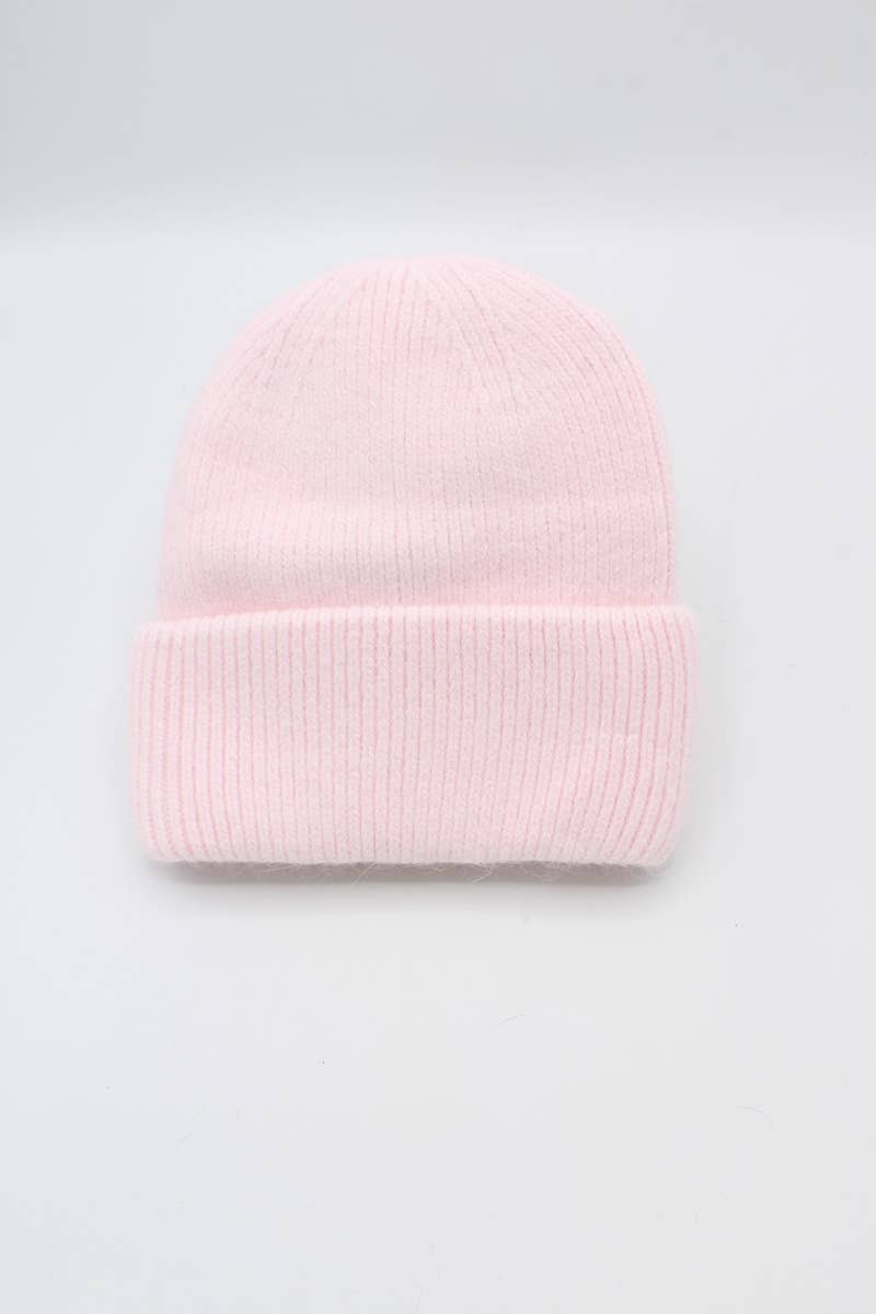 Hologramme Paris - Wholesale Beanie - Men's - Classic plain Angora hat23