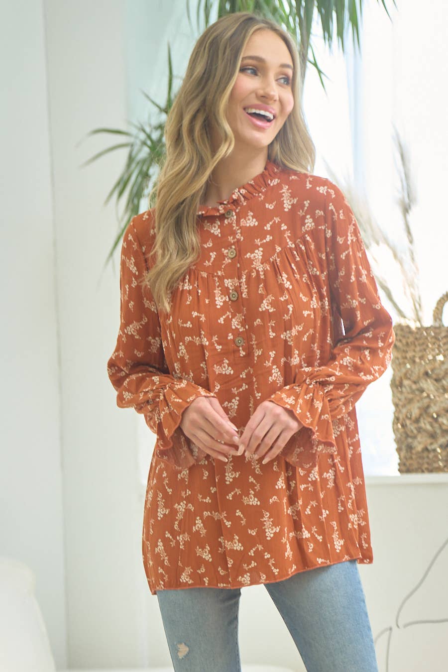 lovely melody - Wholesale Tuniek - Dames - LMT3502PL-F-Plus Size Nerdy Love tuniektop voor babypoppen9