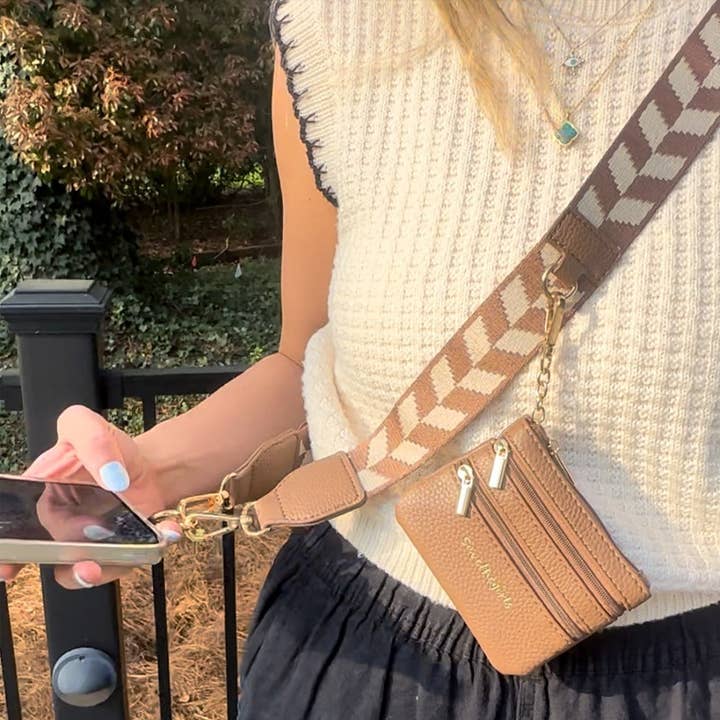 Save The Girls - Wholesale Phonecase Strap - Clip & Go Strap w/Zippered Pouch Chevron10