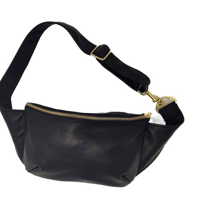 Betty leren draagtas voor wholesale door Vicki Jean Leather Design Co.