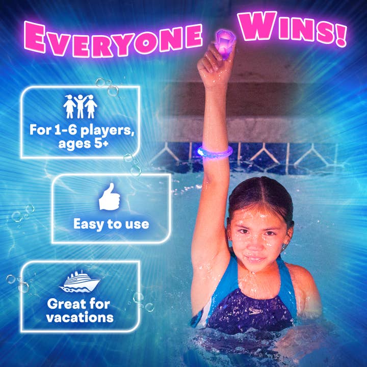 Starlux Games - Wholesale Beach/Pool Toy - Kids & Baby - Dive Diamonds: Diving Toys & Light Up Pool Set