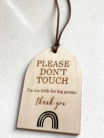 Please don't touch - stroller tag for wholesale by Jordan Station Creations