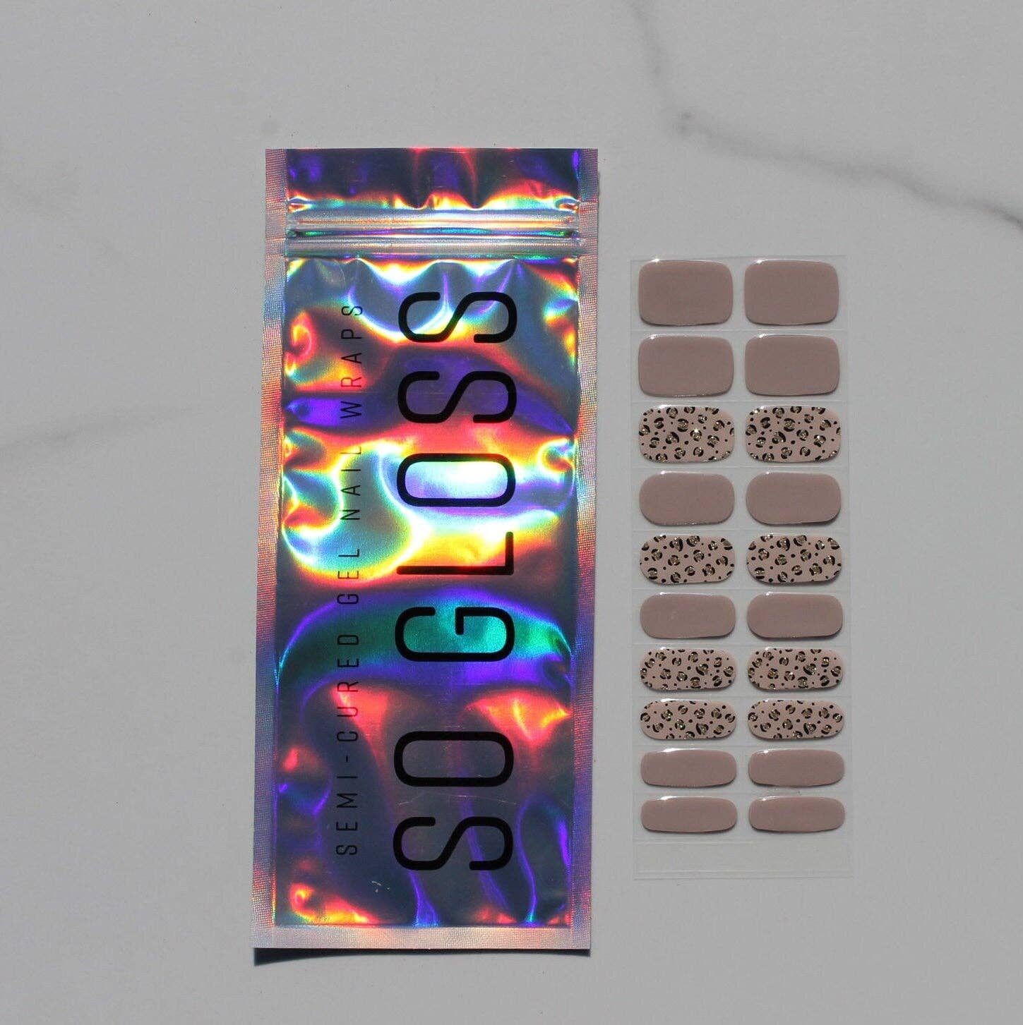 So Gloss – wholesale Nail art/decal – I Spot You Semi-Cured Nail Wraps1