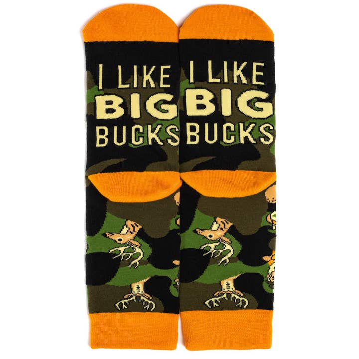 Lavley - Wholesale Socks - Unisex - I Like Big Bucks Hunting Socks2