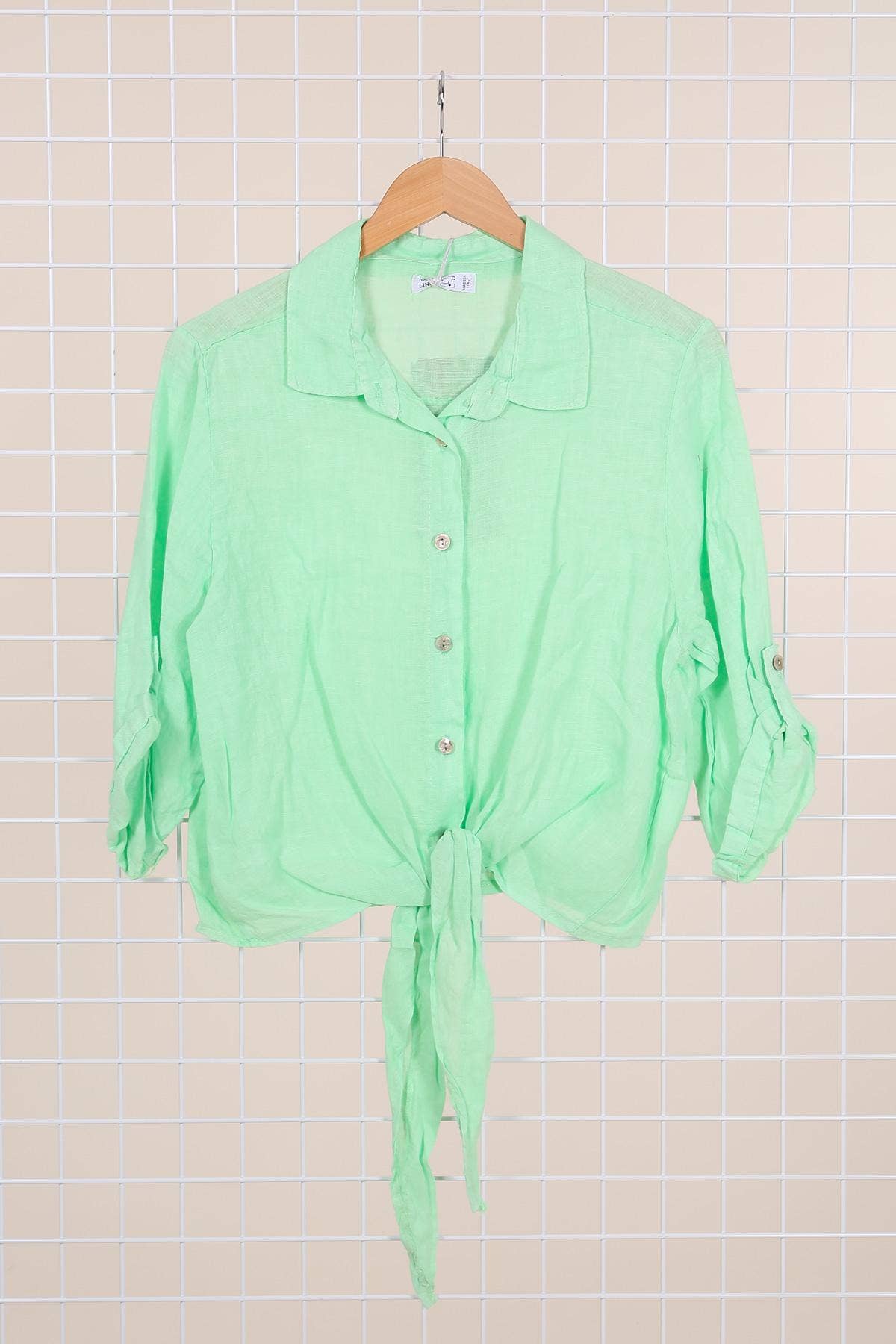 LINEN & COTTON HOUSE - Wholesale Button Down Shirt - Women's - 6228 100% LINEN SHIRT 13