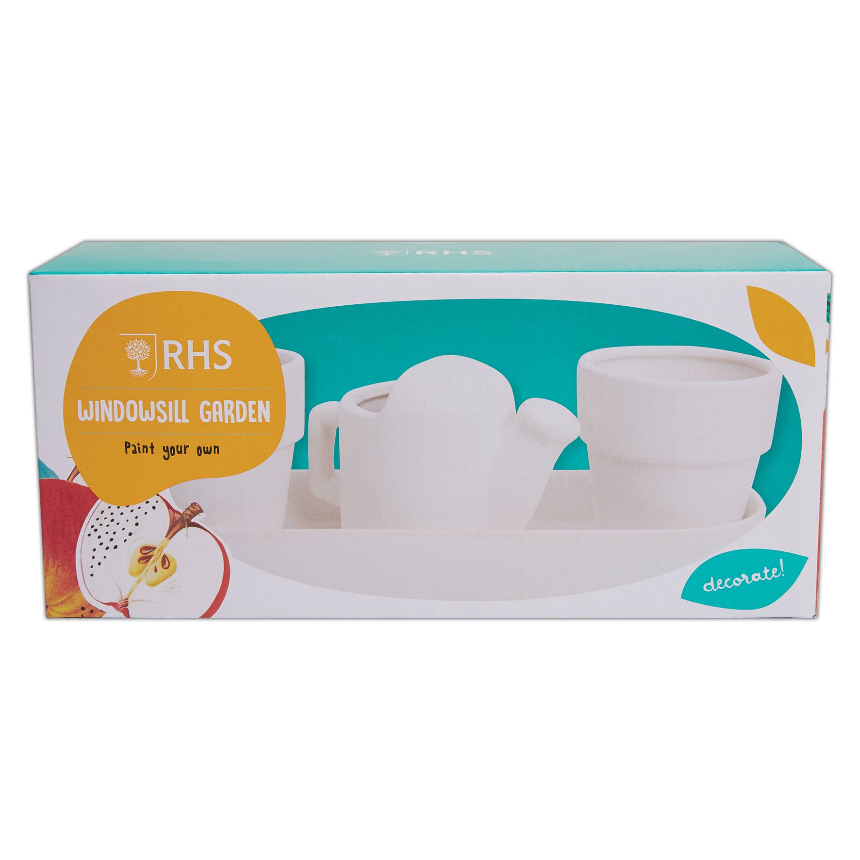 West Design Products – Pintura/desenho por atacado – RHS Paint Your Own Set, Branco, Kit de Artesanato, Janela para Jardim0