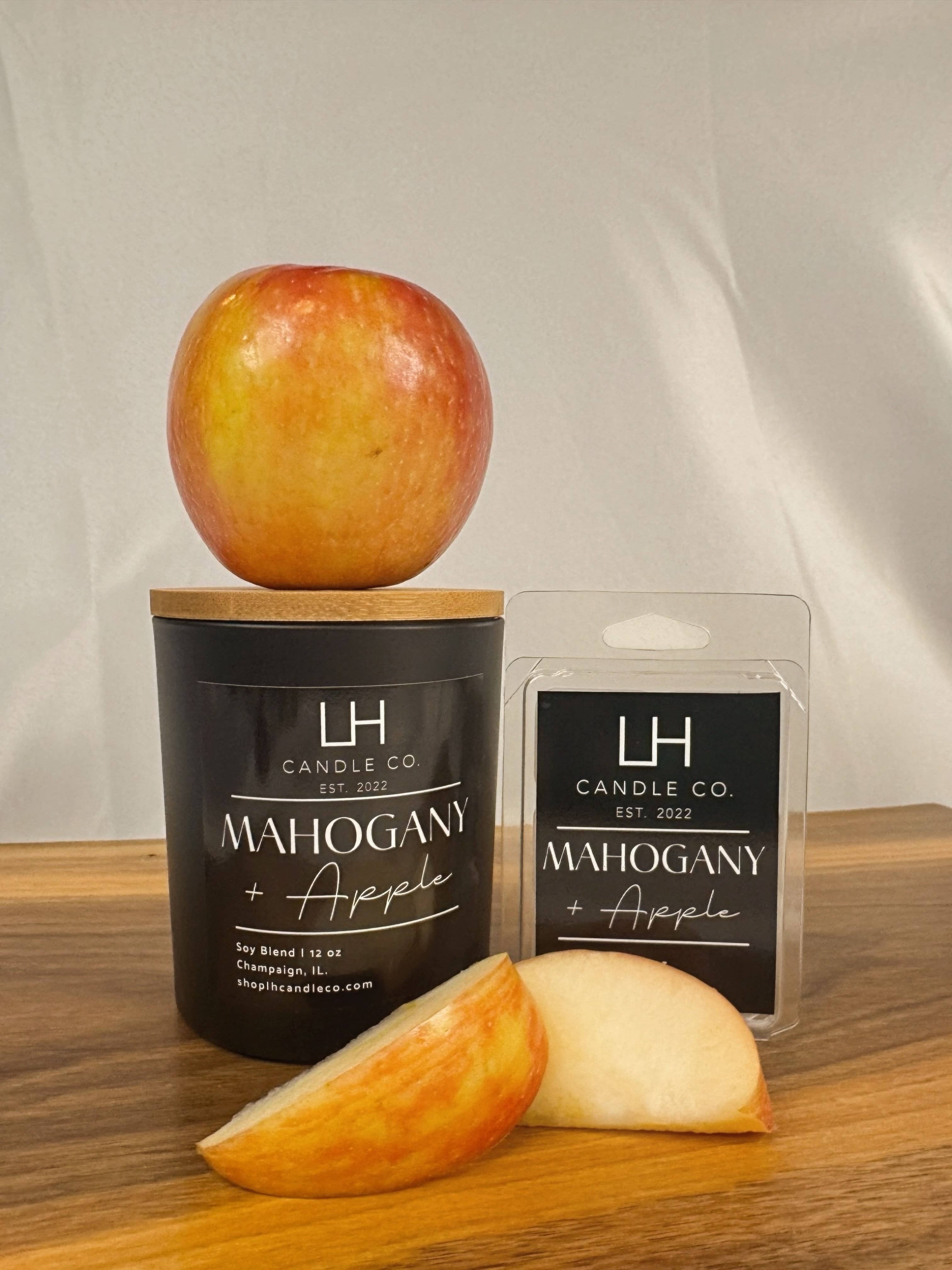 LH Candle Co. (Formerly LH Mercantile) - Wholesale Jar/Filled Candle - Mahogany + Apple Candle | Boutique Candle 3