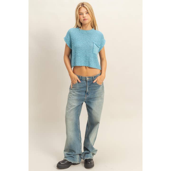 HYFVE - Wholesale Knit Sweater - Women's - Pocket Detail Sweater Top11