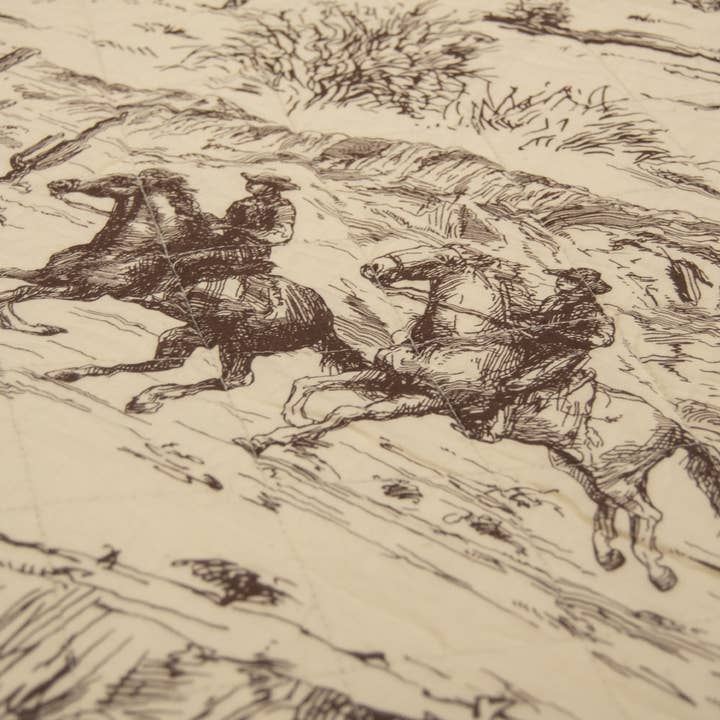 American Heritage Textiles - Venta al por mayor Conjunto de ropa de cama - Colección de Edredones de Algodón Cowboy de Donna Sharp3