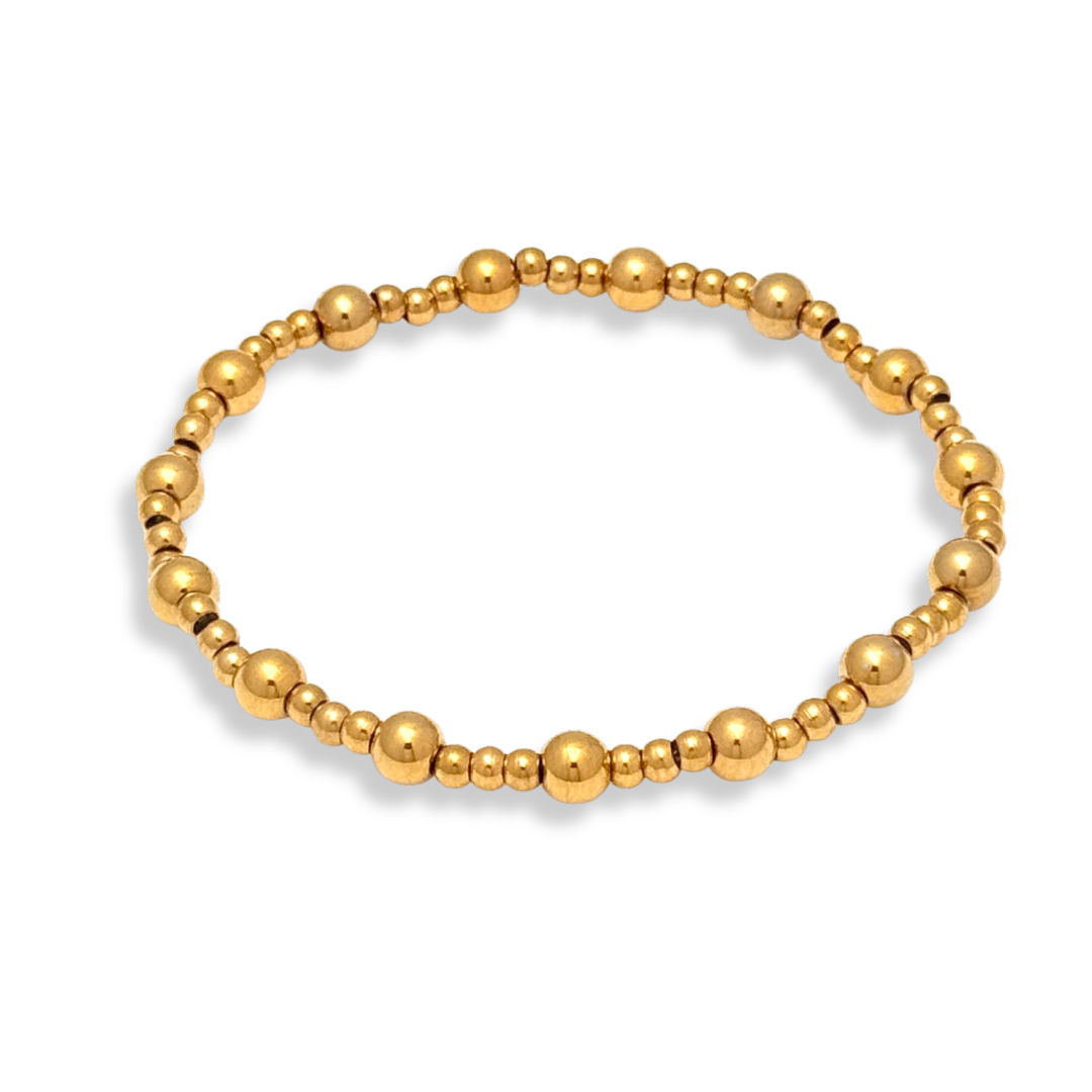Savvy Bling - Vente Bracelet de perles - Bracelets en perles de perles et d'or étanches20