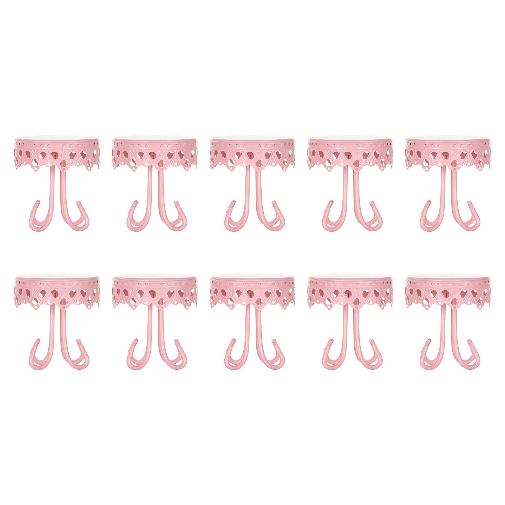 Amalfi Decor - Wholesale Cake Stand - 10 Piece Mini 3.5" Cupcake Holder Set - Pink0