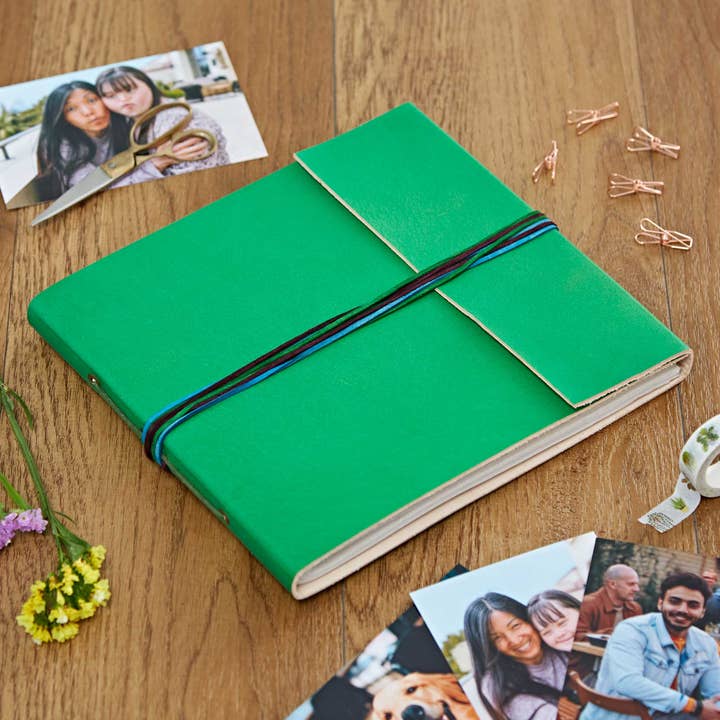 The Paper High Gift Company Limited – wholesale Photo album – Coloured Leather Photo Album -Scrapbook - Handmade5