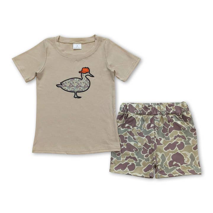 Yawoo Garments - Wholesale Bodysuit (Non-Footed) - Baby - Short sleeves camo duck call baby boy romper3