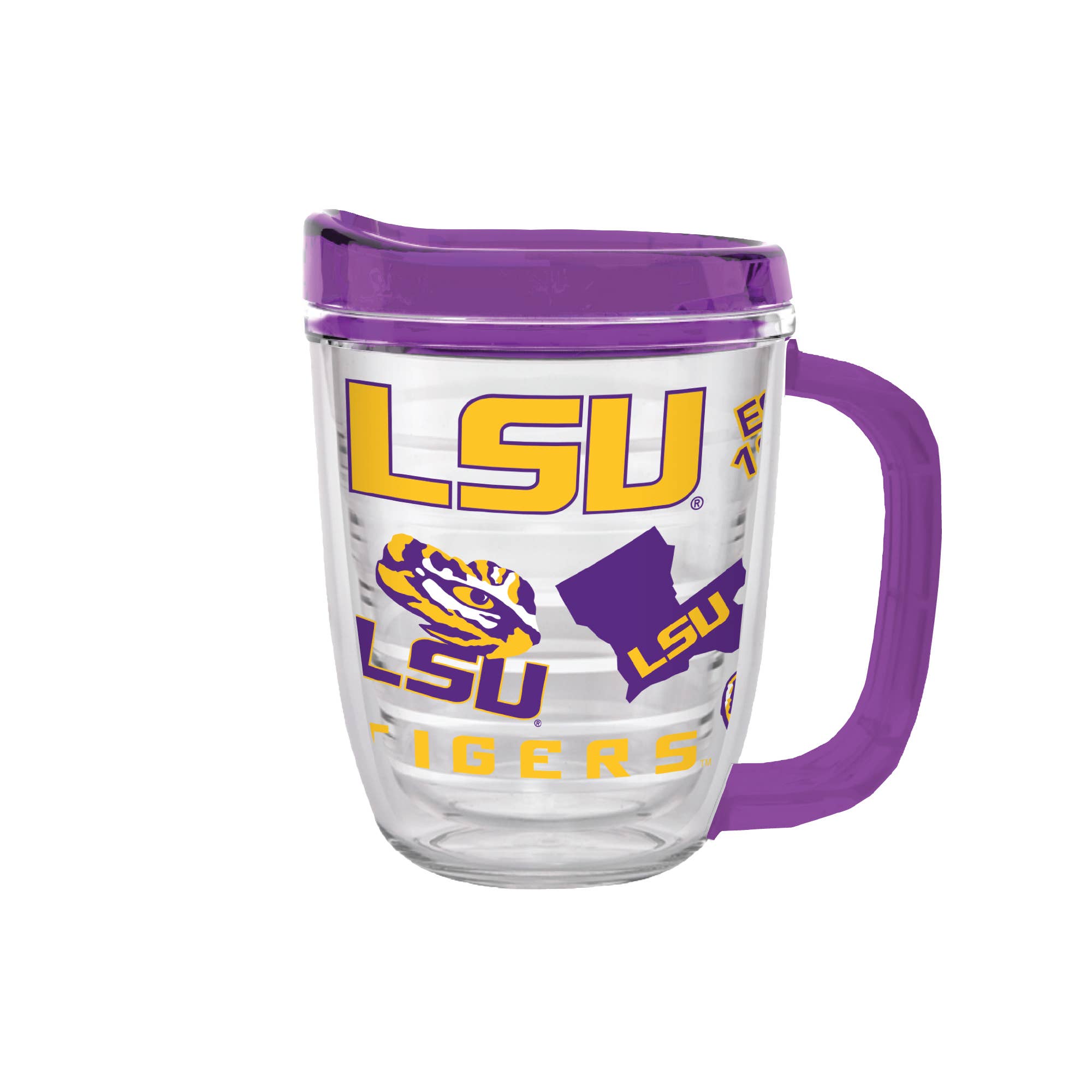 Indigo Falls - Wholesale Insulated Mug/Tumbler - 12OZ LSU MEDLEY TRTN MUG
0
