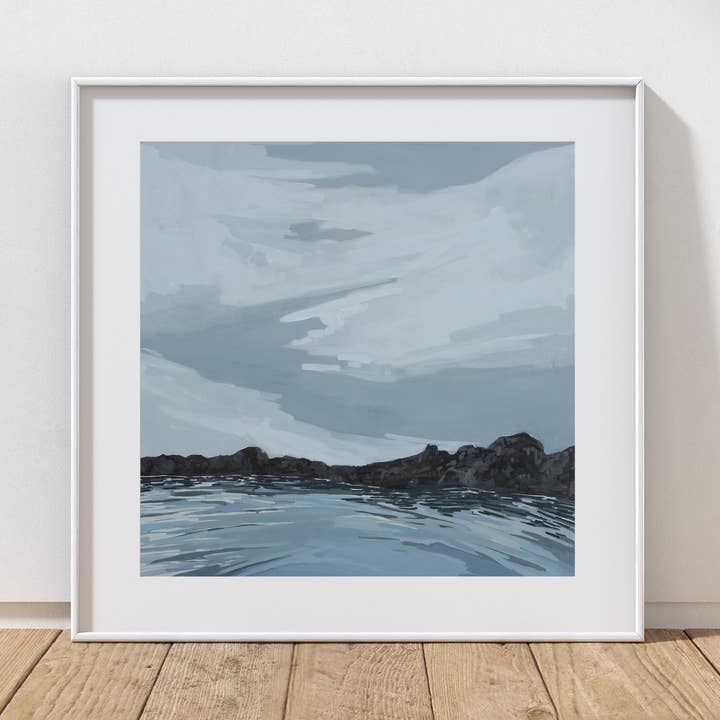 "Saturday's On The Lake" | Print on Canvas for wholesale by E. Anderson Art