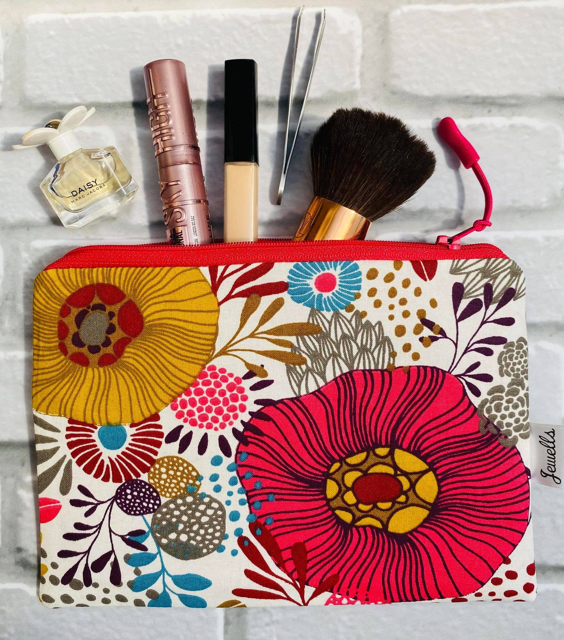 Jewells - Vente Pochette – femme - Pochette florale brillante en 2 couleurs et 2 tailles4