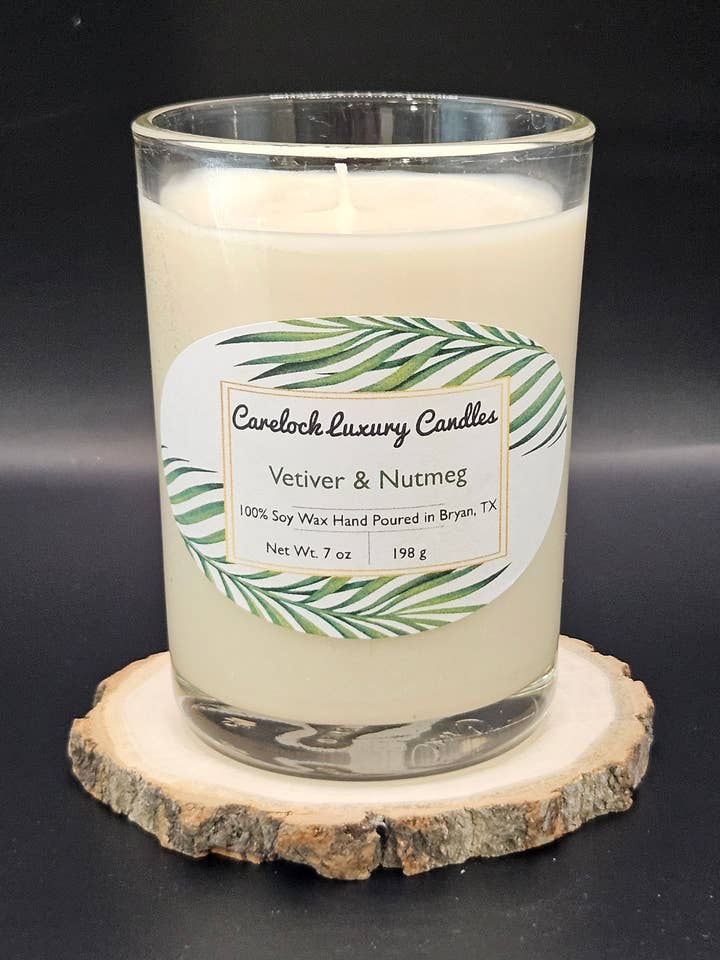 Vetiver & Nutmeg for wholesale by Carelock Luxury Candles