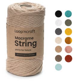 Loop'ncraft – wholesale Craft supplies – Macrame String 5mm - 330g4