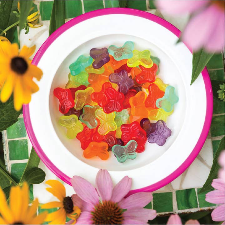 Sunflower Food Company - Wholesale Gummy - Pocketsnak-Gummi Butterflies 6 oz. bag3