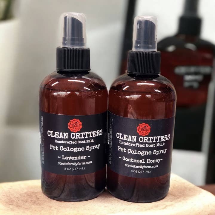 Steele Family Farm - Wholesale Pet Spray - Dog - Clean Critters Pet Cologne Spray1