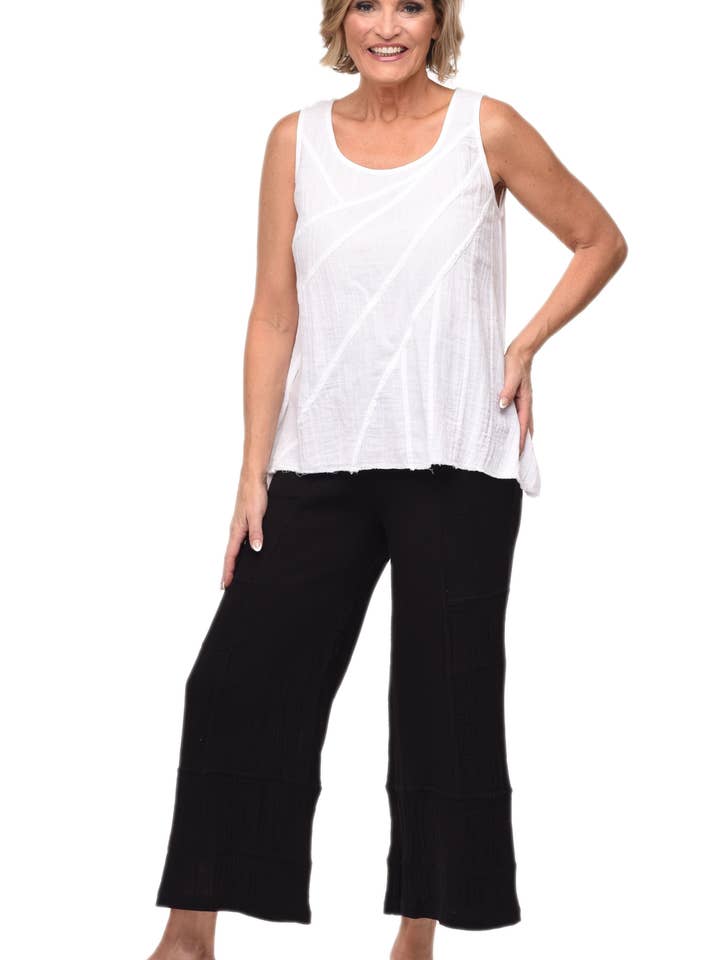 VCG526 Tanque Lissa en Blanco* para venta al por mayor de Tulip Clothing