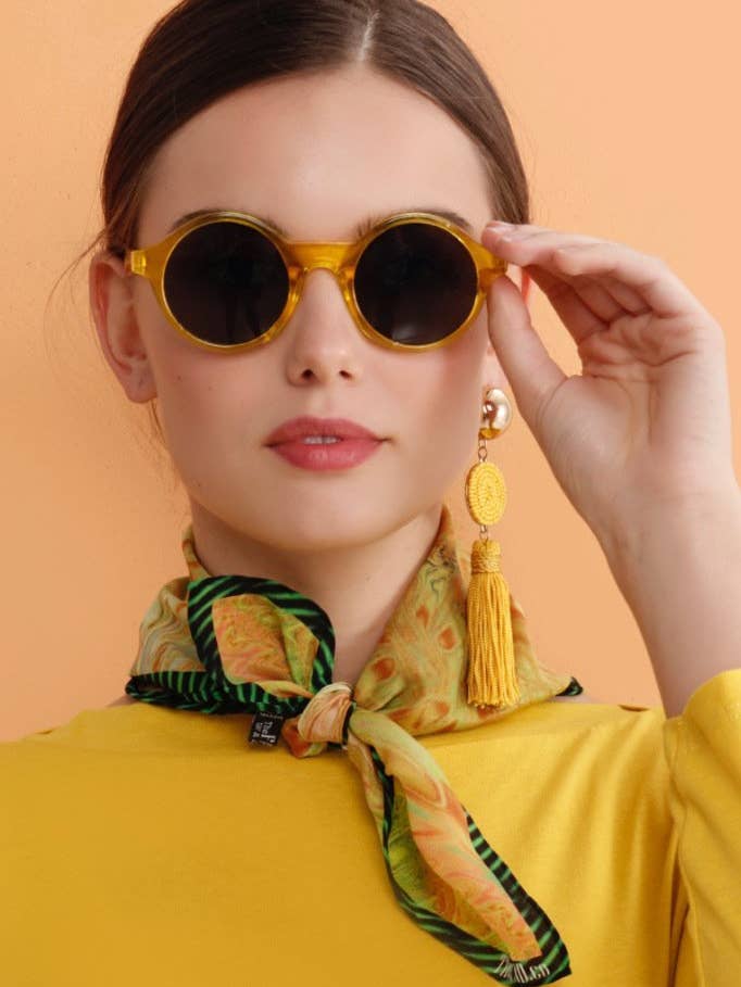 Silk Crepe Foulard, TERRA Collection for wholesale by FAD Fashion Art Design