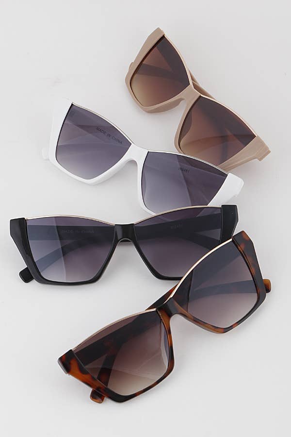 MIX FARVE Halv Frame Solbriller for engroshandel på Faire0