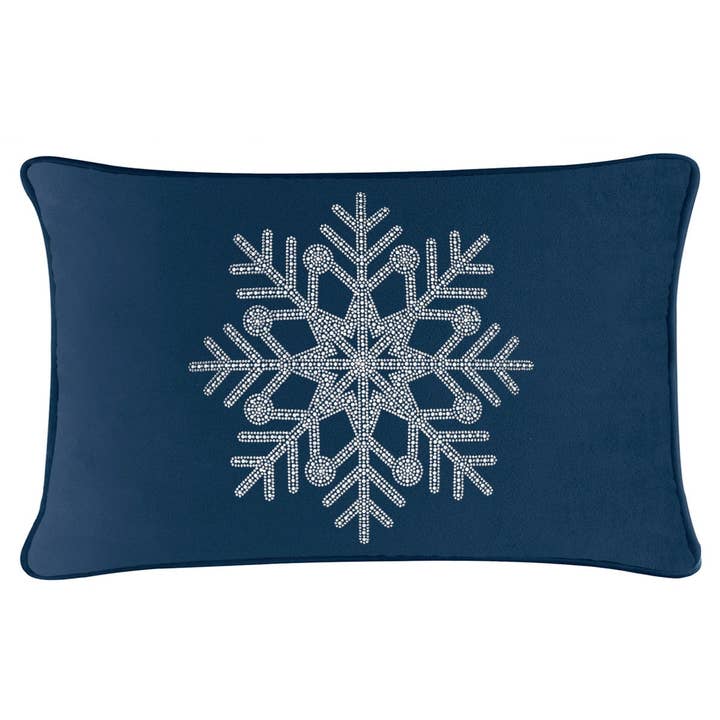 Sparkles Home - Wholesale Throw/Decorative Pillow - Rhinestone Snowflake Pillow12
