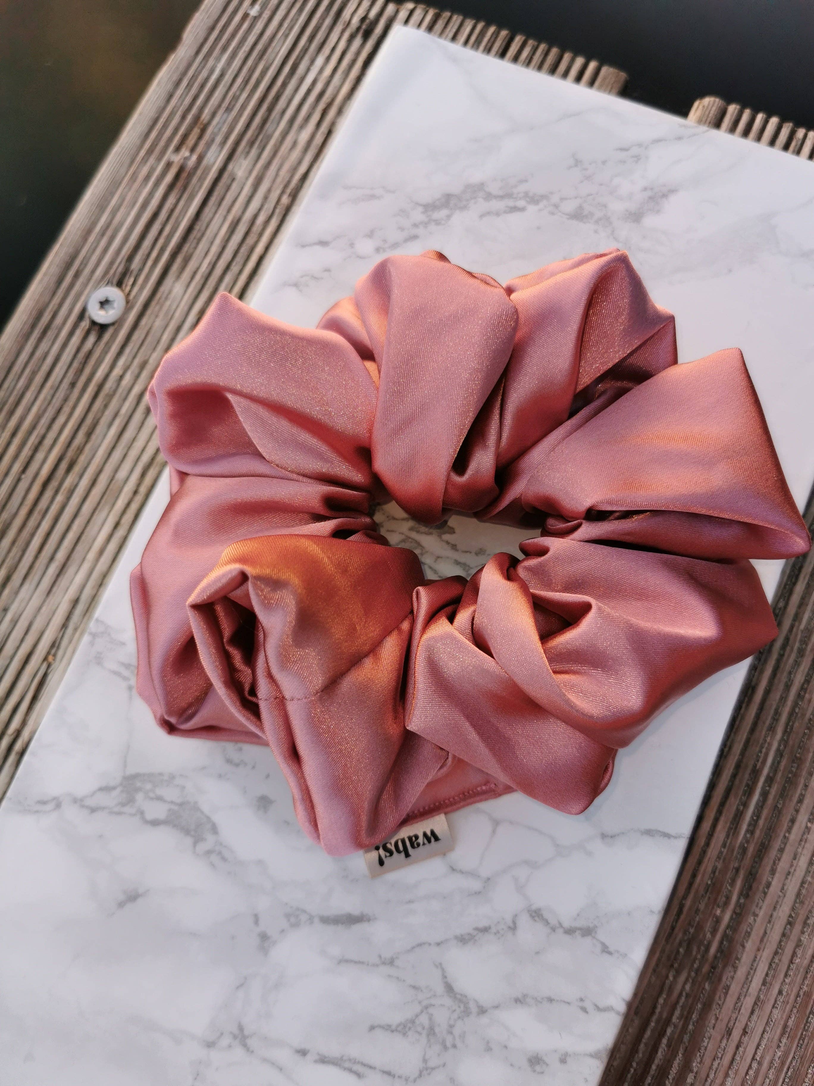 What a bun! - Wholesale Scrunchie - Women's - Staubiges rosa Haargummi0