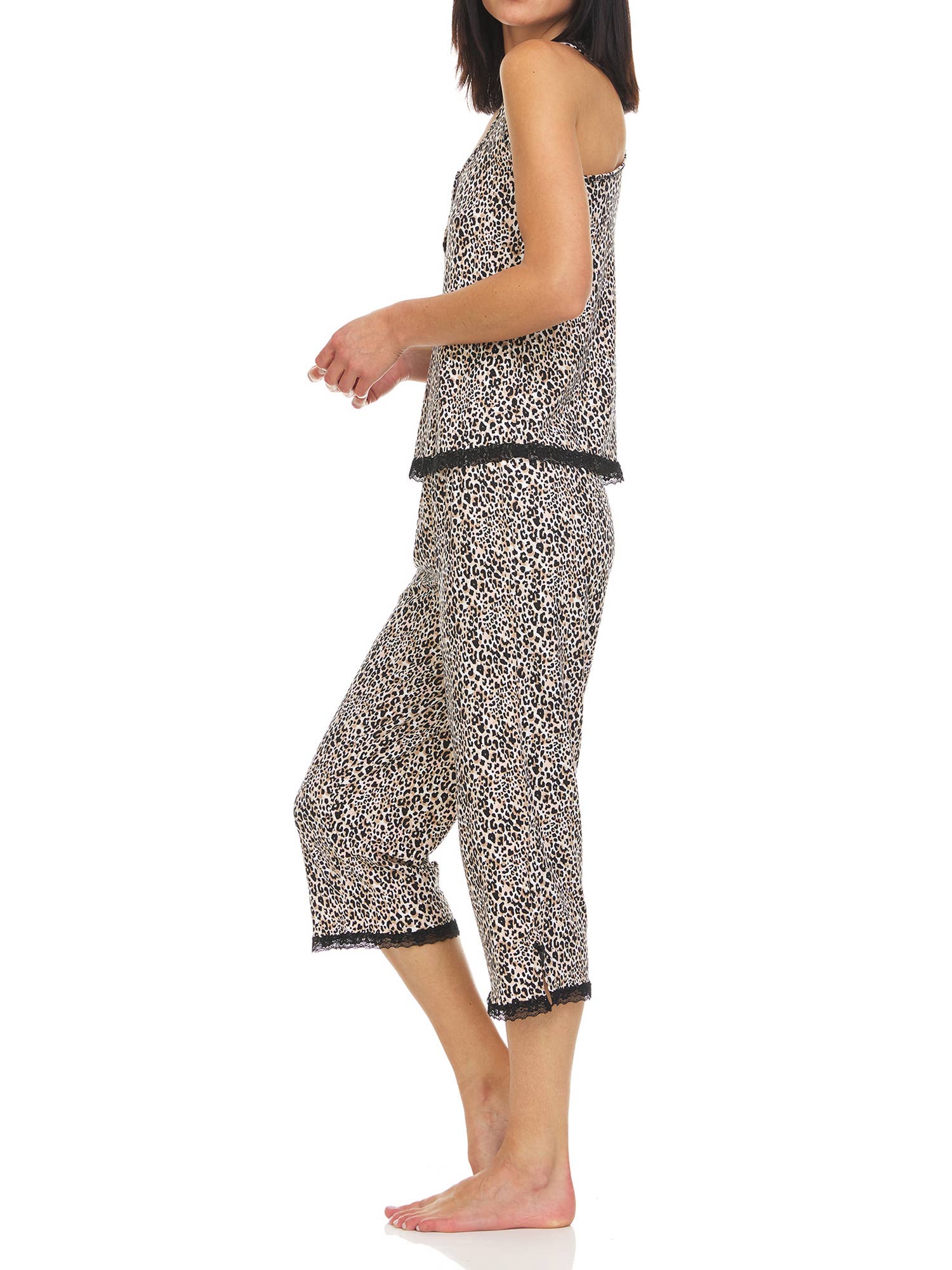 René Rofé - Wholesale Sleepwear Set - Women's - Even Sweeter Capri Pajama Set 7004D1