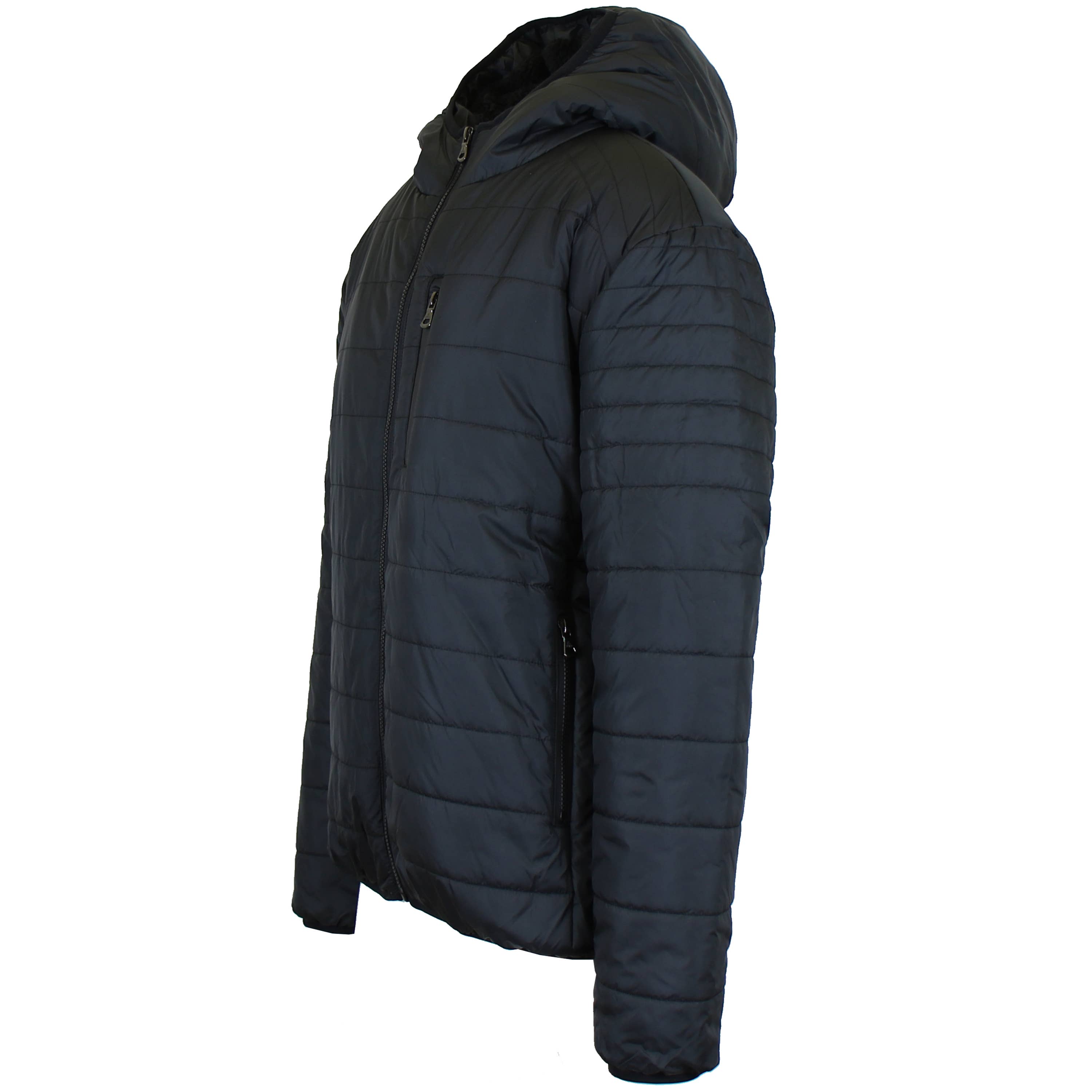 Galaxy By Harvic - Wholesale Puffer Jacket - Men's -  Men's Sherpa-Lined Hooded Puffer Jacket11