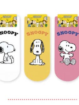 K-Wonderland – wholesale Socks – Women's – Peanuts Snoopy No Show Sneakers Cotton Women Socks5