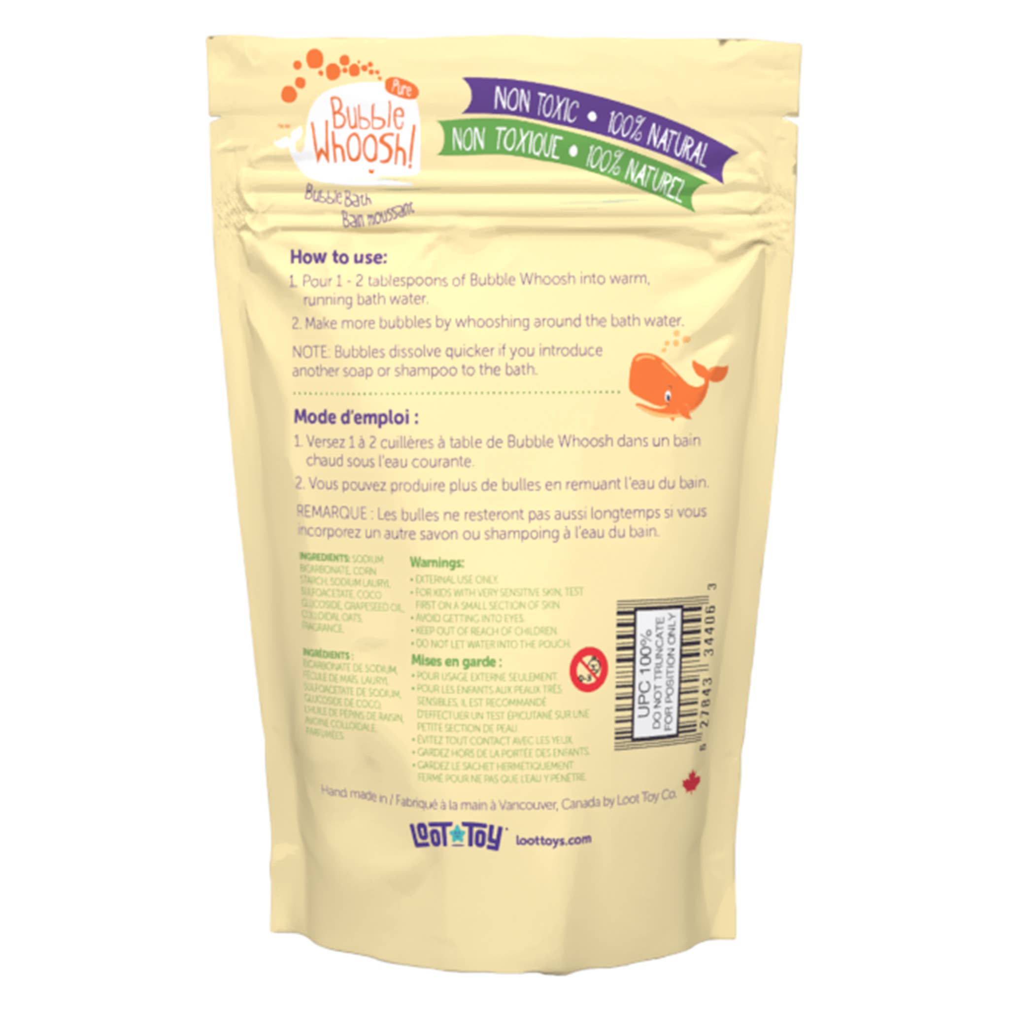 Loot Toy Company - Wholesale Bubble Bath - Bubble Whoosh PURE8